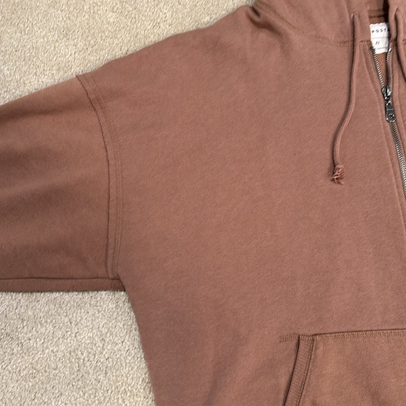Aeropostale Brown Zip Up Hoodie - Picture 5 of 6